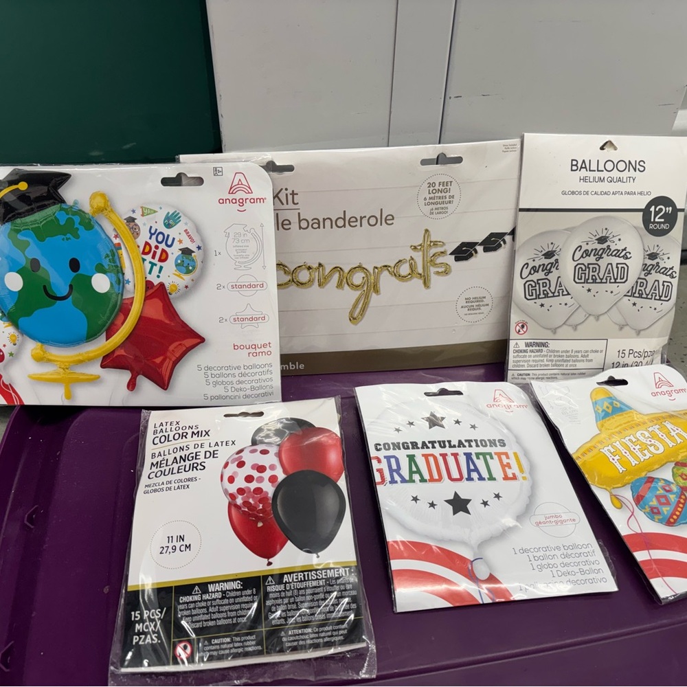 Graduation Party Balloon Kit - Multicolor